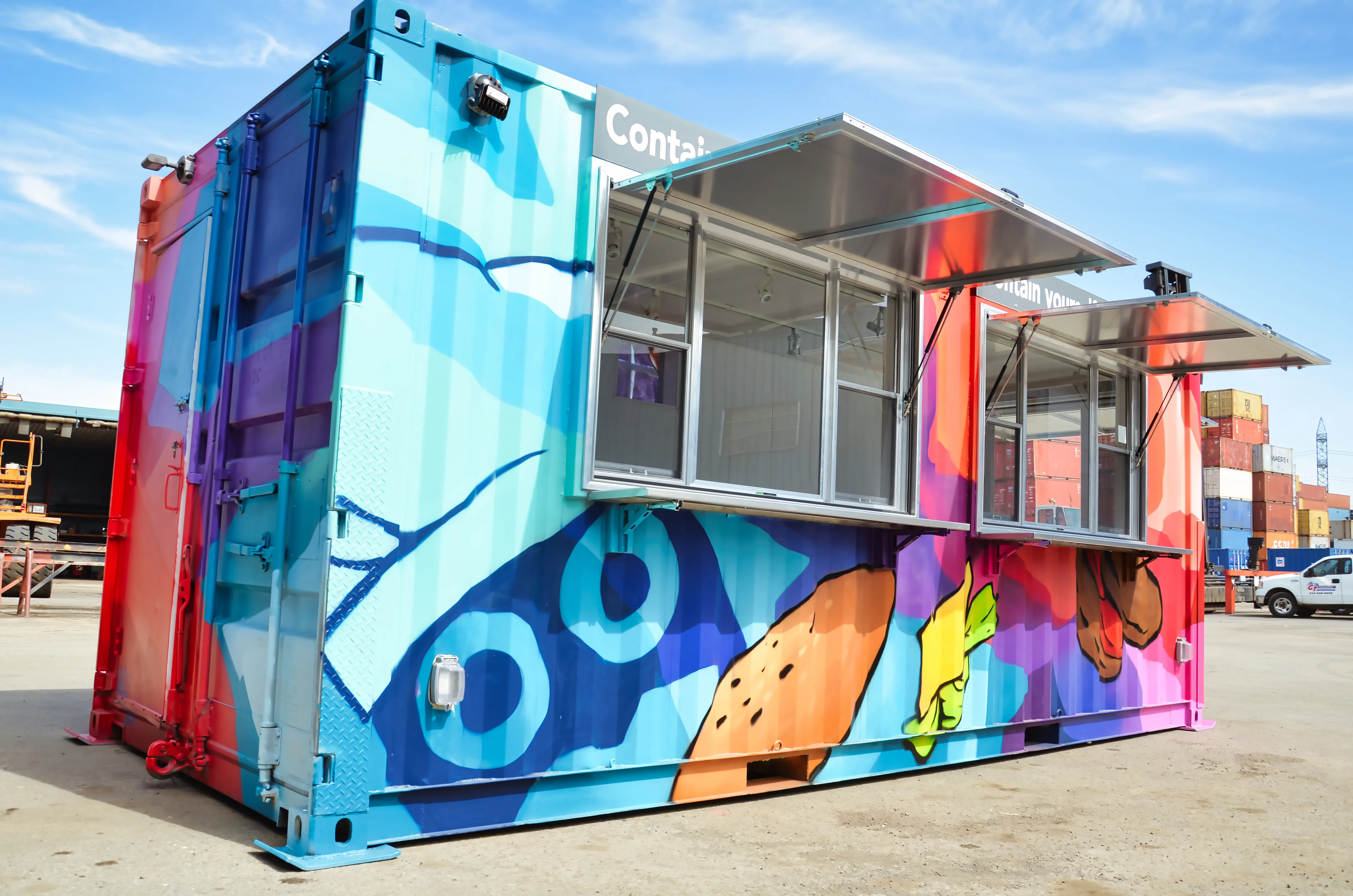 Kitchen Container — a container converted into a commercial kitchen, photo 1