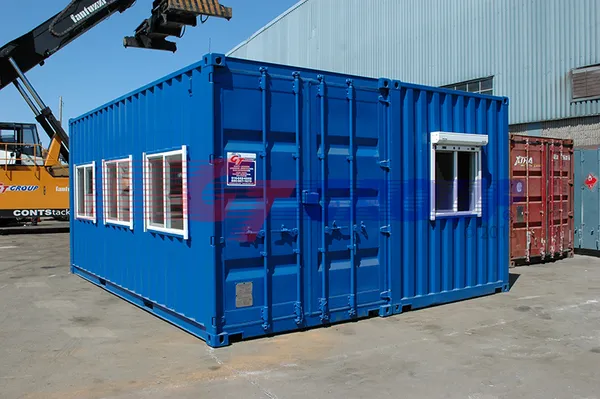 20′ Double Office Containers — a 20 ft double office container conversion (4 of 11)