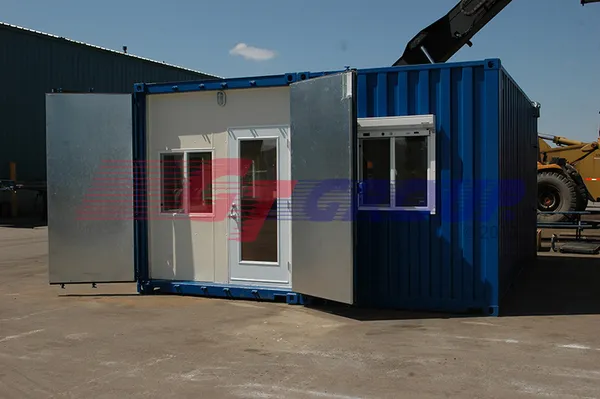 20′ Double Office Containers — a 20 ft double office container conversion (8 of 11)