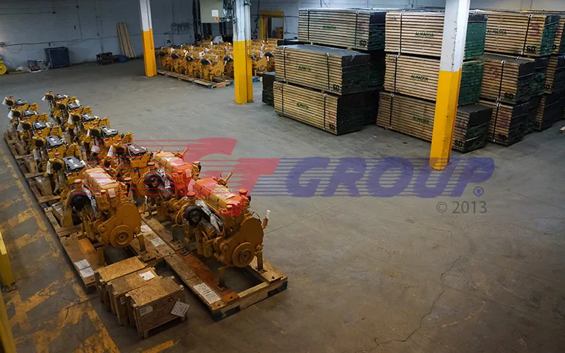 Palletised freight inside the GT Group warehouse